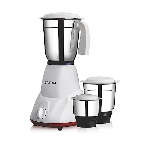 Baltra Speed3 BMG-122 500-Watt Mixer Grinder with 3 Jars (White) Baltra Speed3 BMG-122 500-Watt Mixer Grinder with 3 Jars (White)